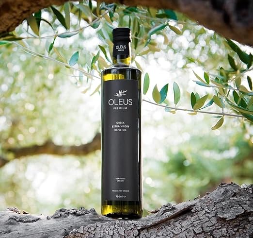 Oleus griechisches extra natives Olivenöl 2x500ml + Balsamico + Oregano - Vorbestellung: Frisches Olivenöl in 1-3 Wochen geliefert