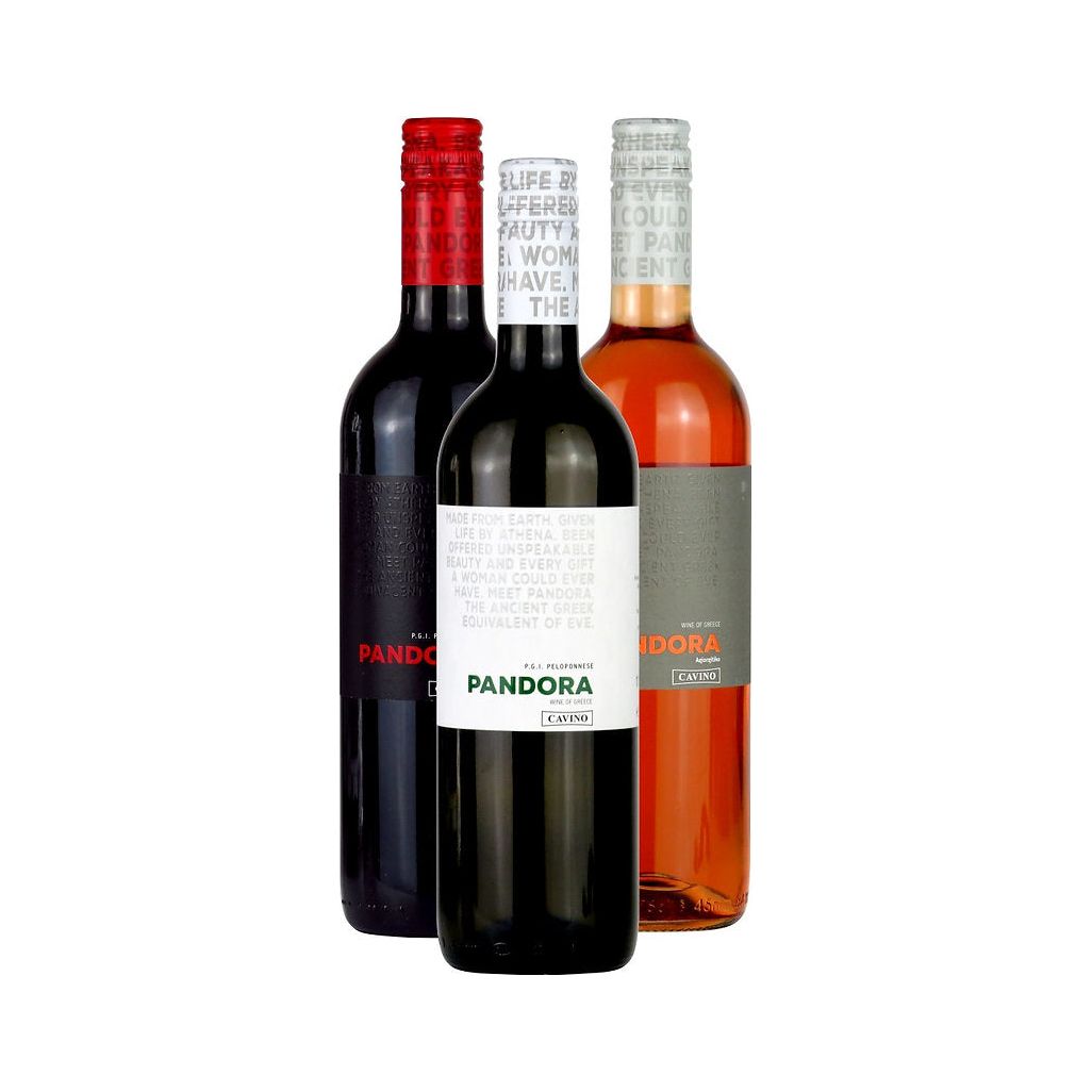 Probierset Cavino Pandora Wein 3x750ml (2,25L.)