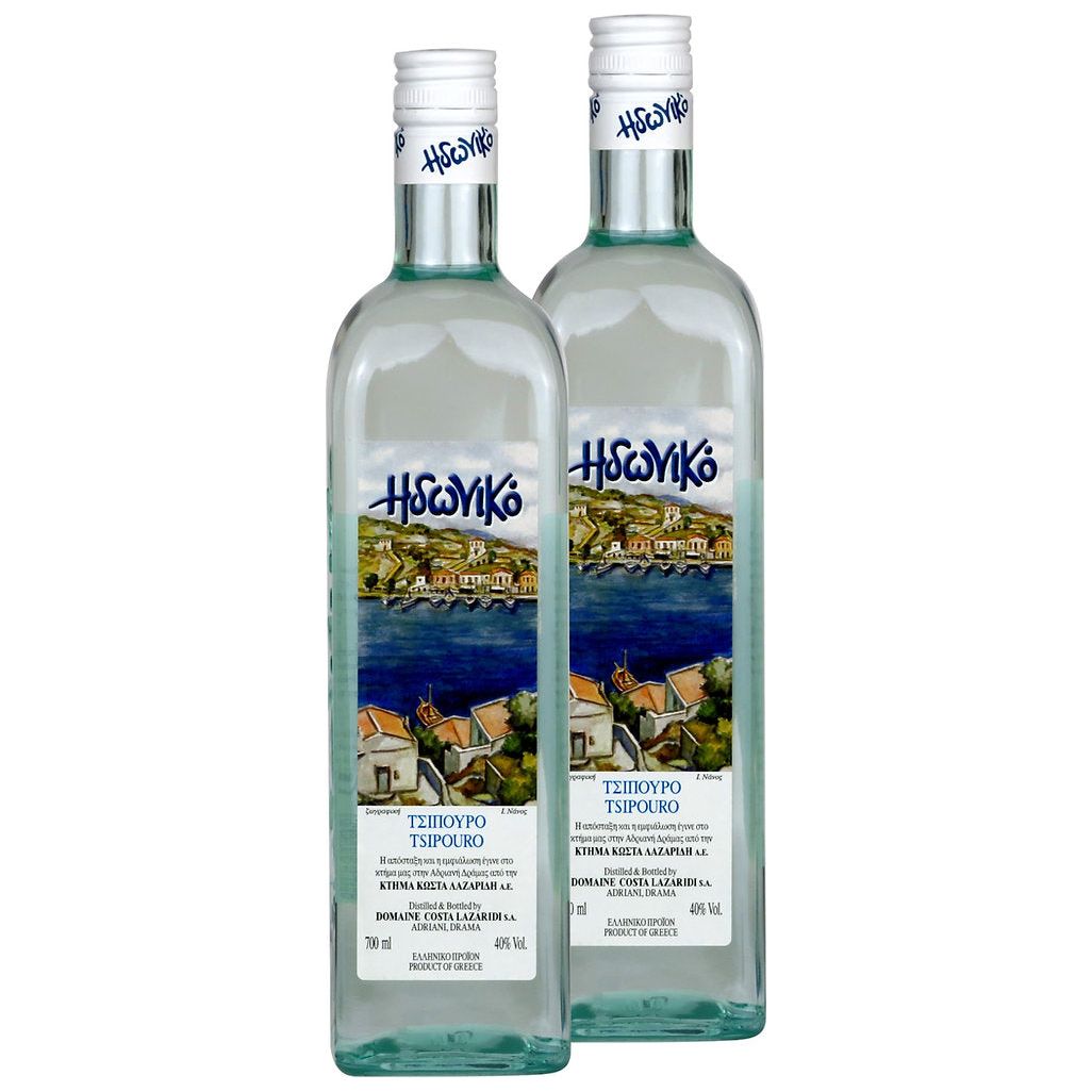 Idoniko Tsipouro ohne Anis 2x700ml