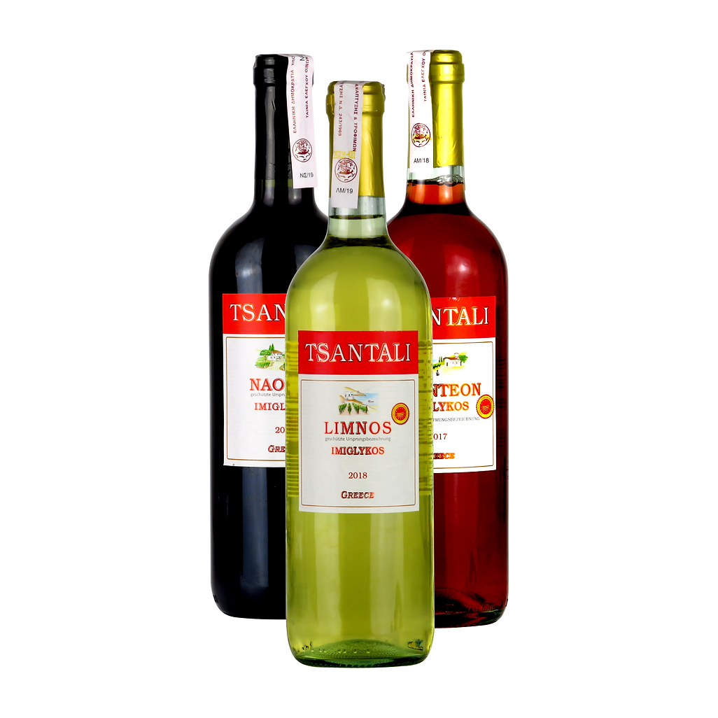 Probierset Tsantali Imiglykos lieblich 3x 750ml (2,25L.)