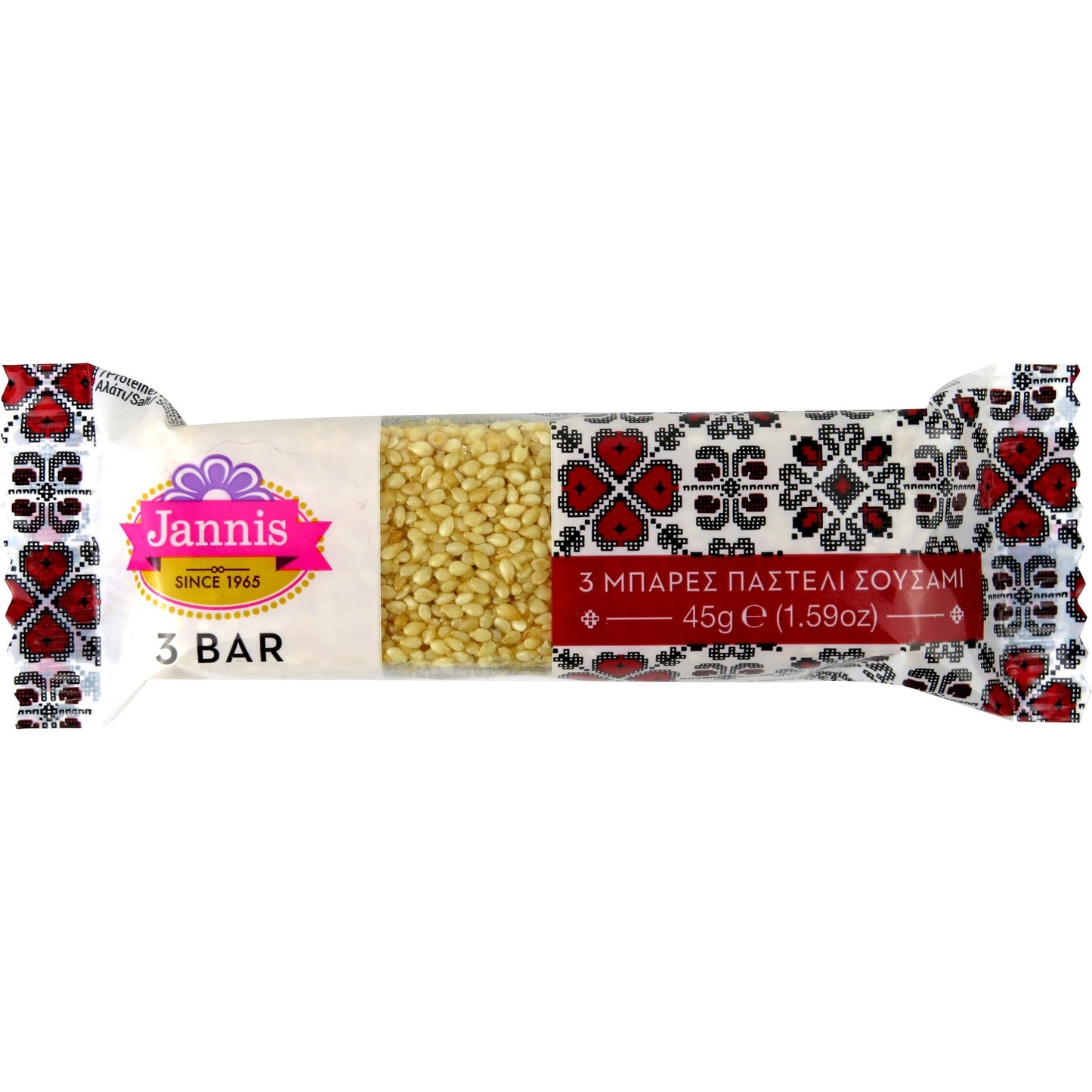 Jannis Pasteli Sesam 3 Bar 45g