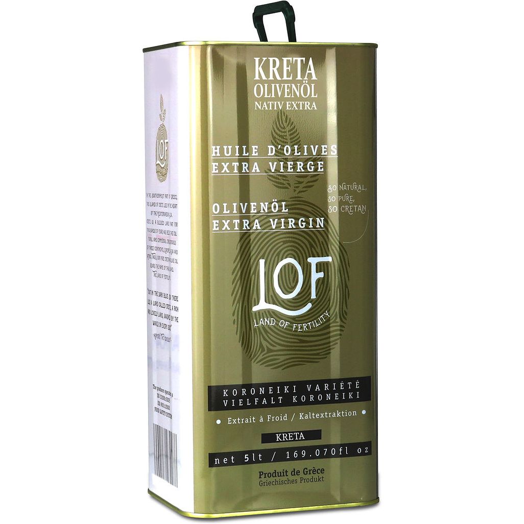 Kreta griechisches Olivenöl 5 Liter extra nativ Kanister