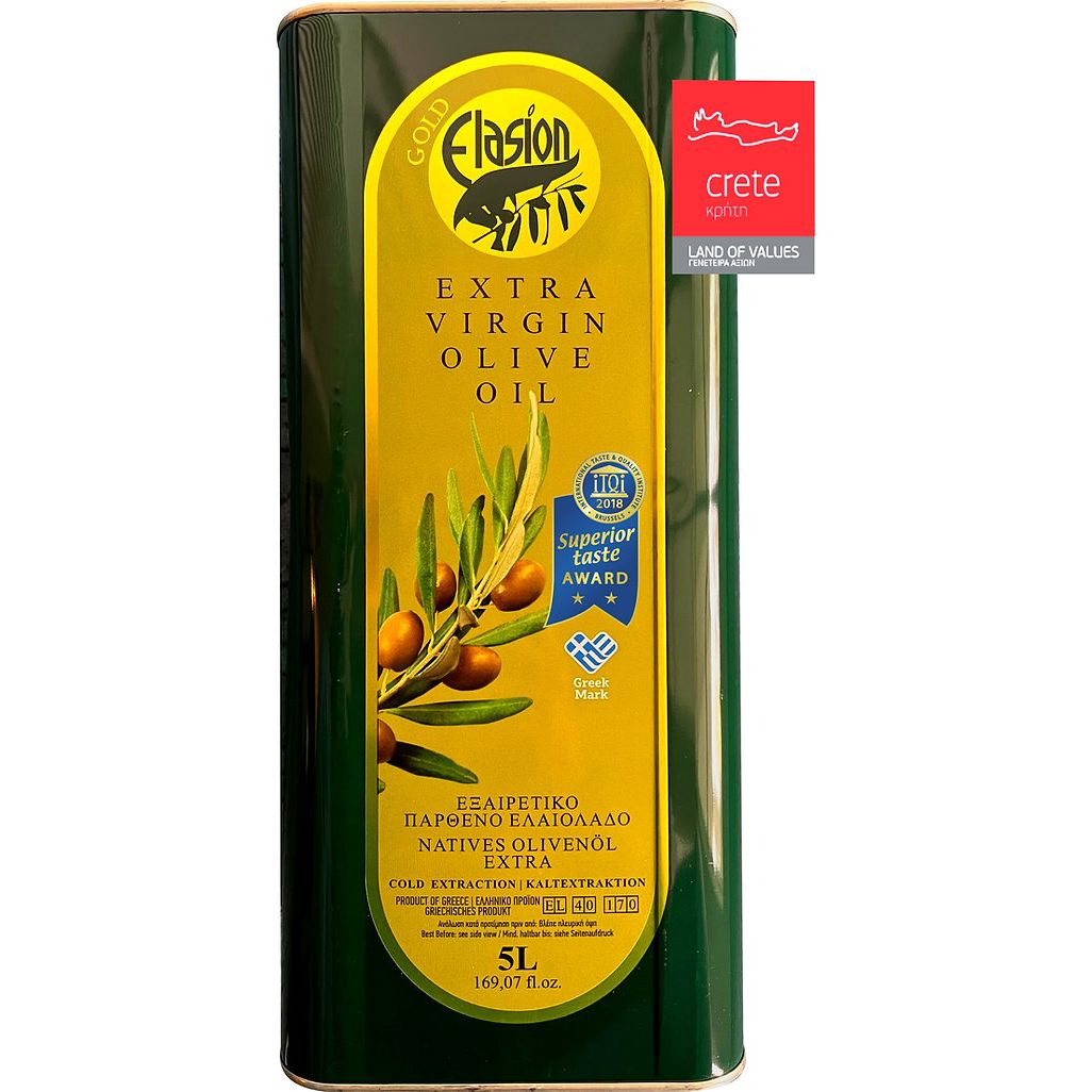Kreta Gold Elasion griechisches Olivenöl extra nativ 5 Liter