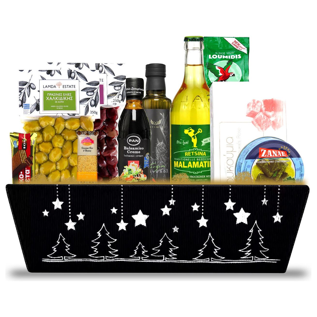 Präsentkorb "Ena", griechischer Geschenkkorb