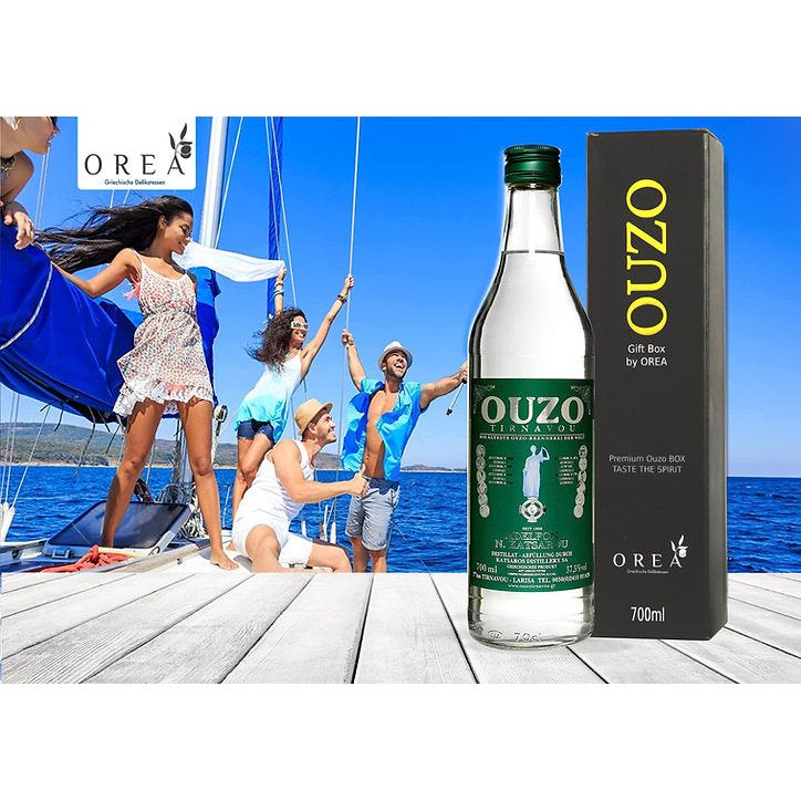 Griechischer Ouzo OREA Geschenk BOX