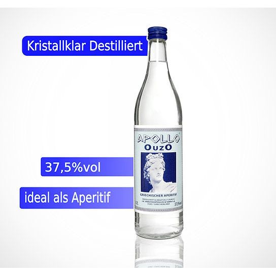 Ouzo Apollo aus Griechenland 2x700ml