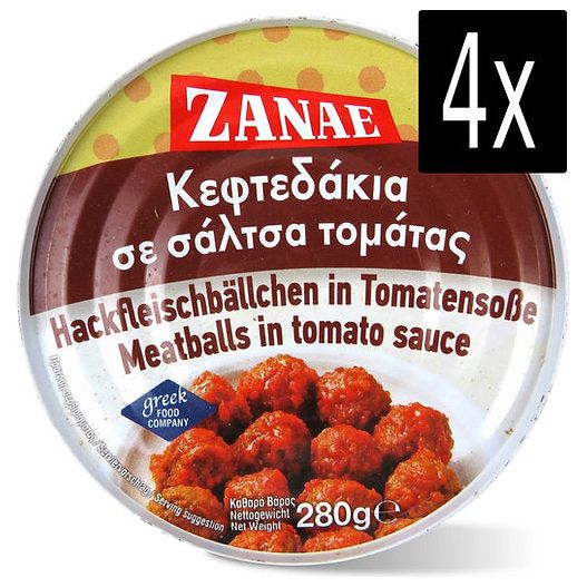 ZANAE Keftedakia in Tomatensauce 4x280gr