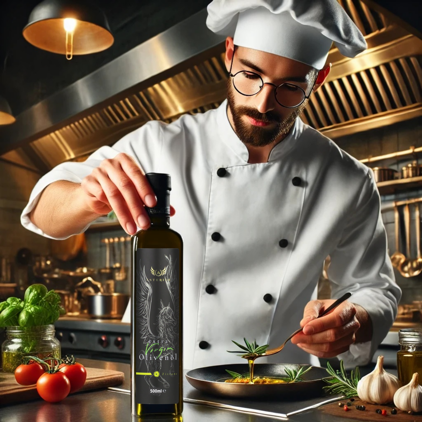 Asterius Griechisches Olivenöl extra nativ Zitrone 500ml