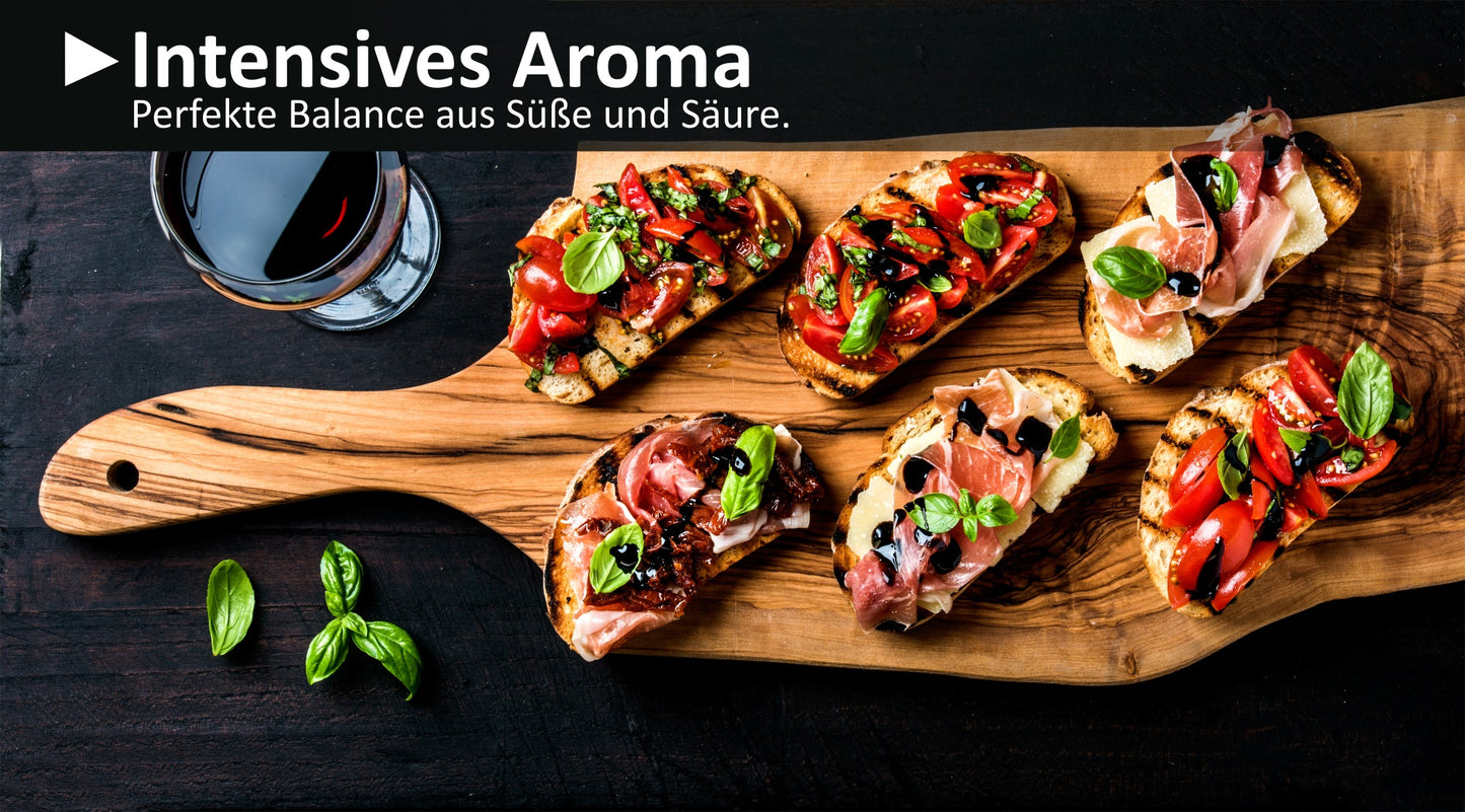 Premium-Set: Kalamata Oliven (250g Vakuum) und Balsamico Essig