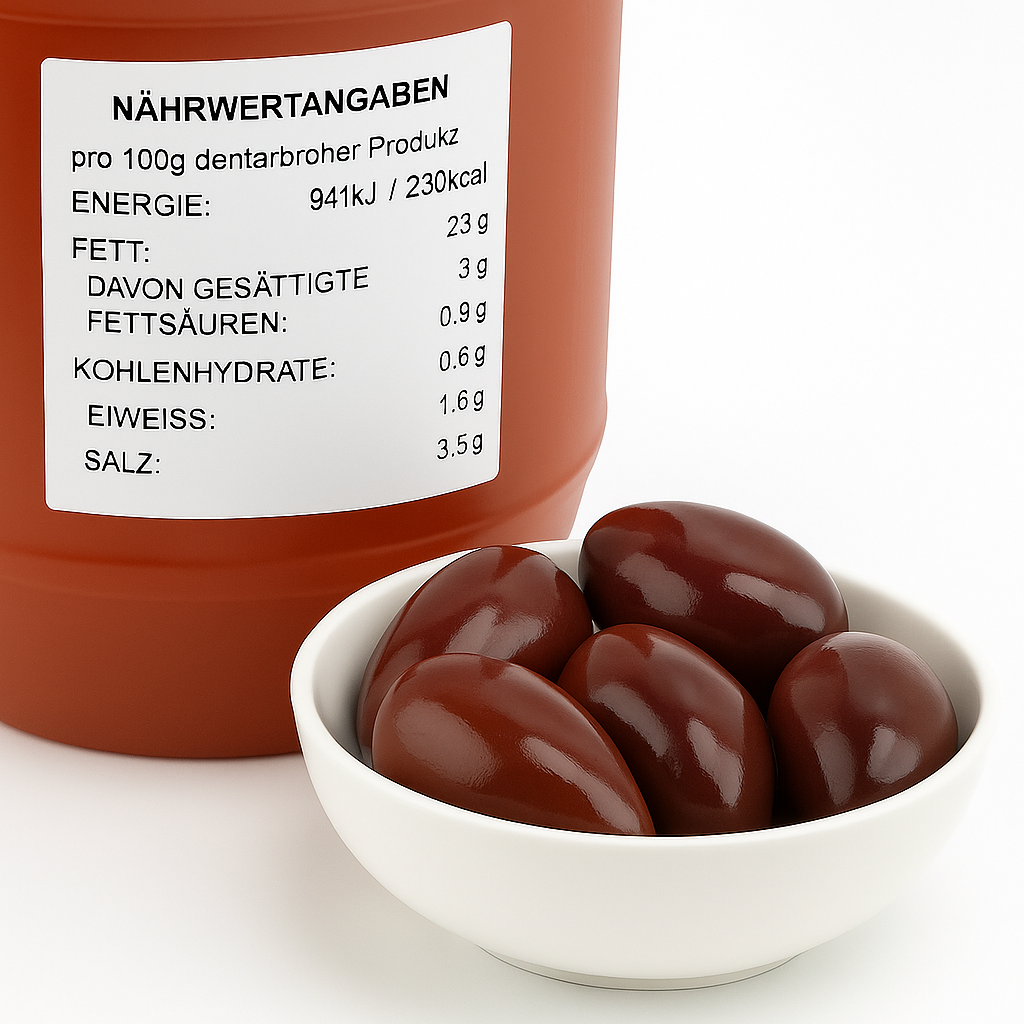 Kalamata Oliven 3 kg – OREA Feinkost | Griechische Premium-Oliven
