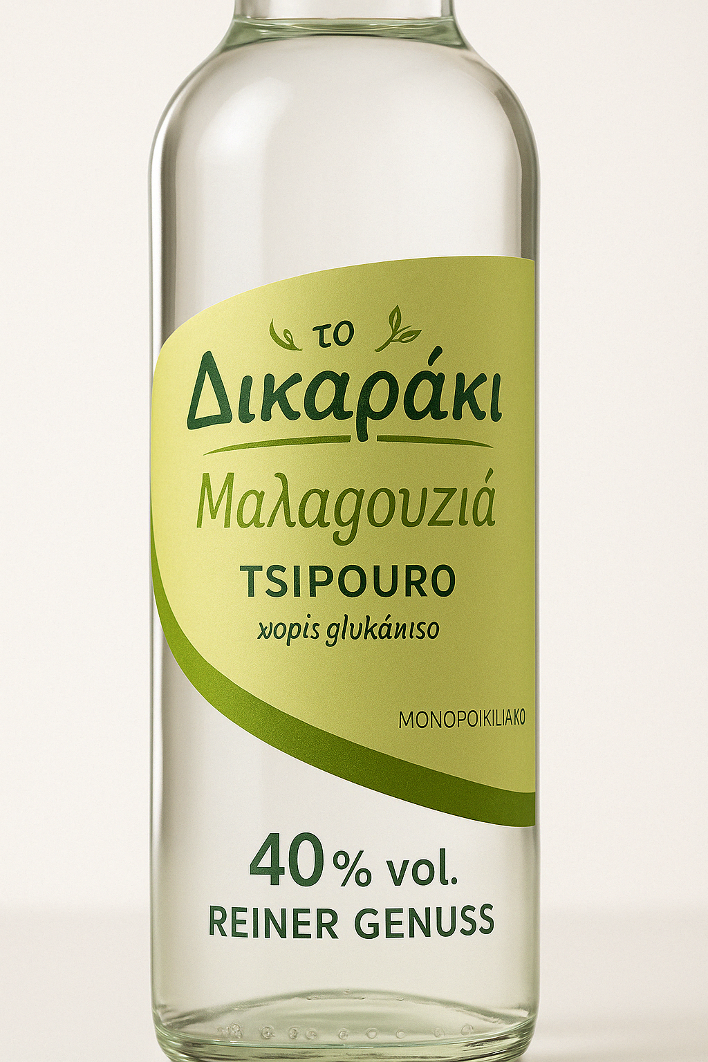 Dekaraki Tsipouro Malagousia – Reiner griechischer Genuss ohne Anis | 700 ml Premium-Tsipouro