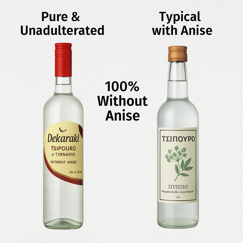Dekaraki Tsipouro Roditis – Reiner Genuss ohne Anis | Griechischer Premium-Tsipouro, 700 ml