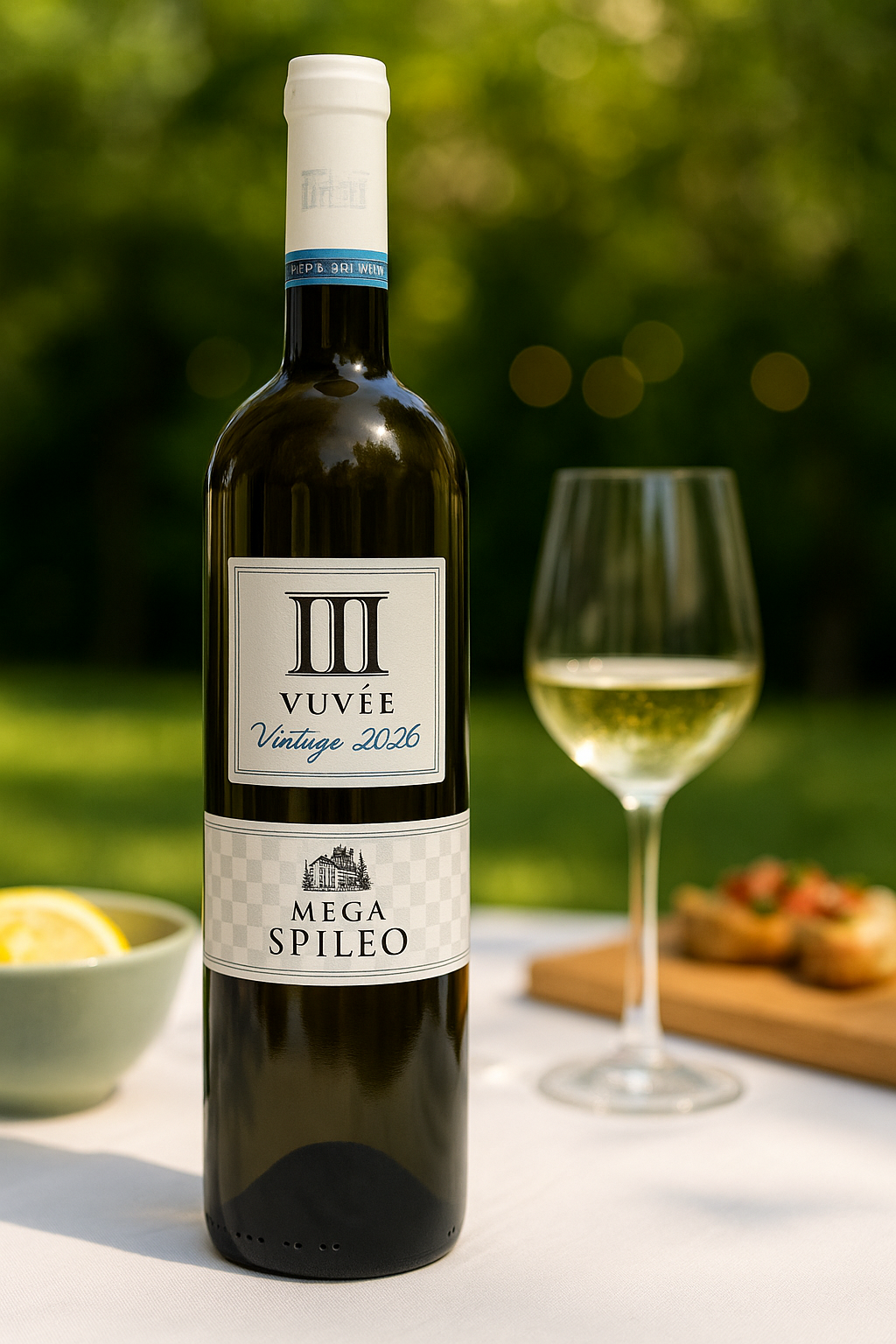 Mega Spileo griechischer Weisswein "Malagouzia" Cuveè 750ml
