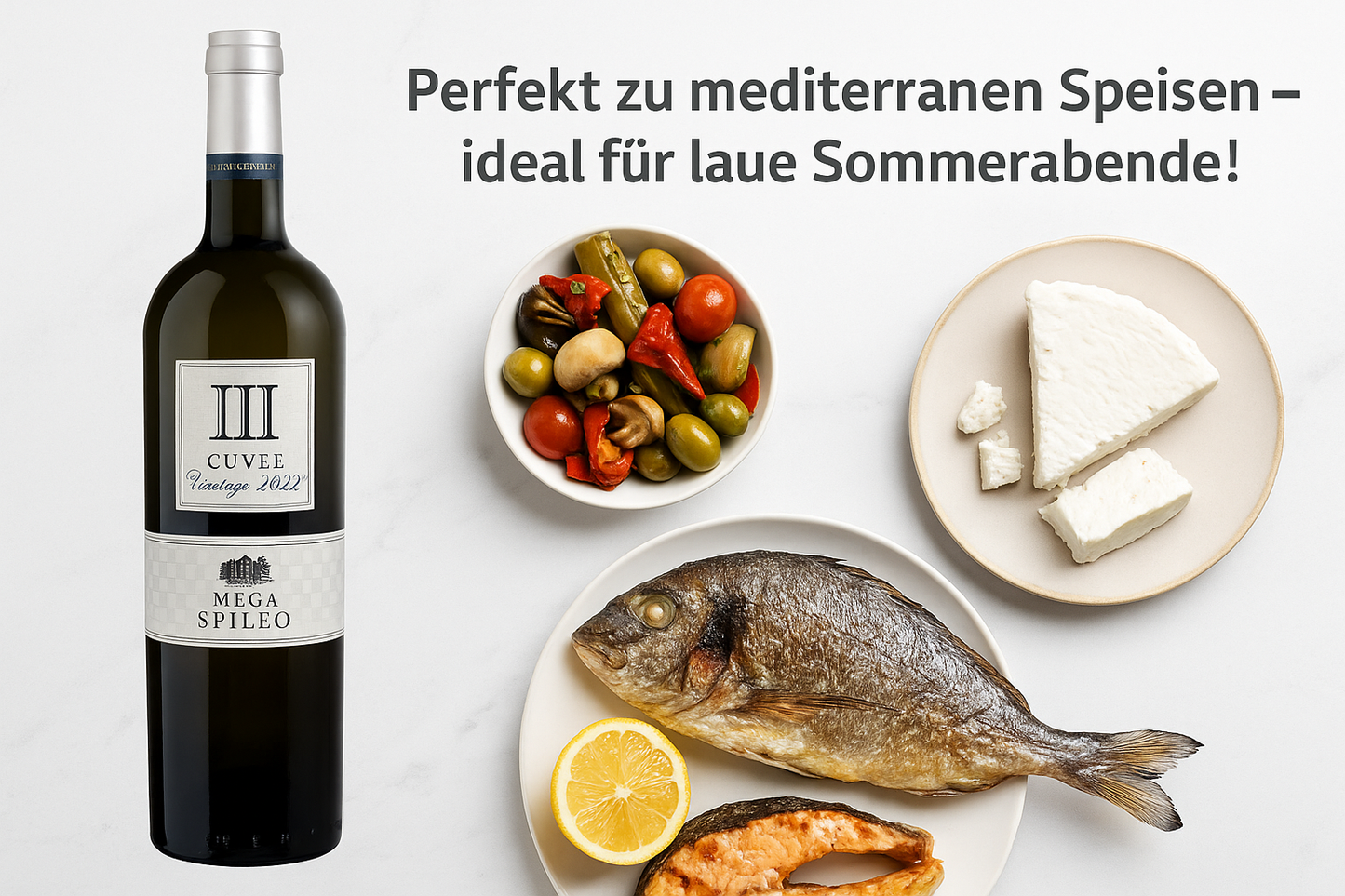 Mega Spileo griechischer Weisswein "Malagouzia" Cuveè 750ml