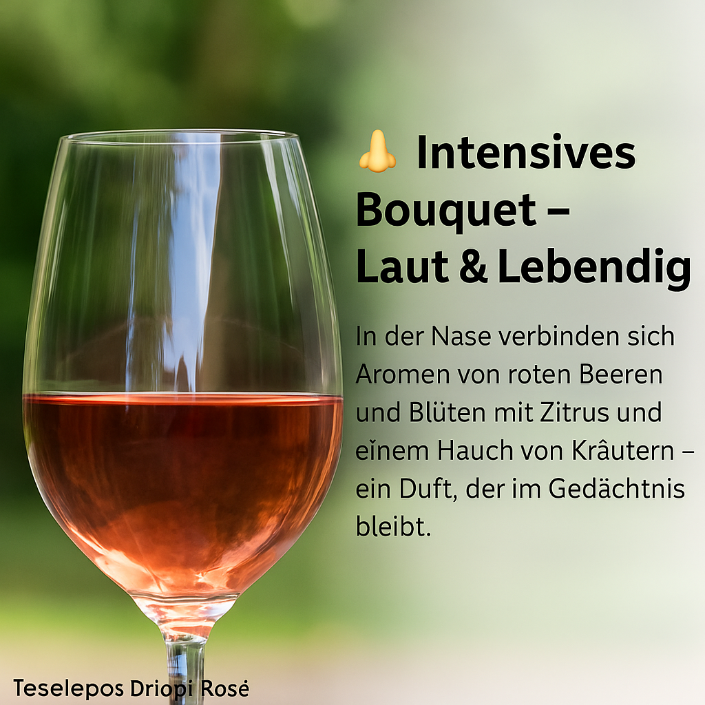 Tselepos Driopi griechischer Rosewein