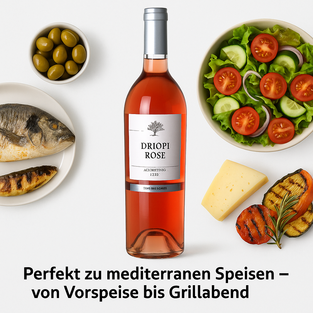 Tselepos Driopi griechischer Rosewein