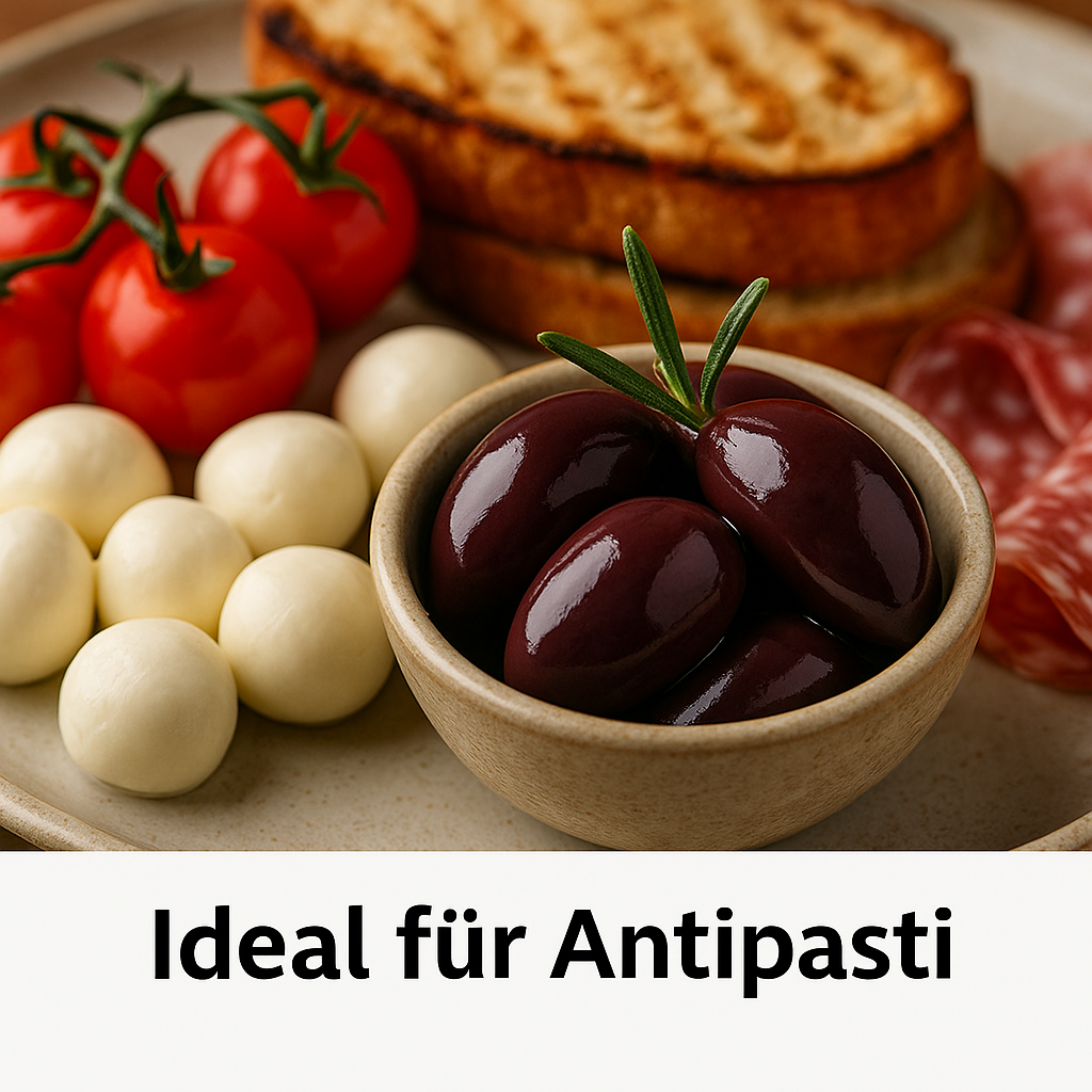 Kalamata Oliven 3 kg – OREA Feinkost | Griechische Premium-Oliven