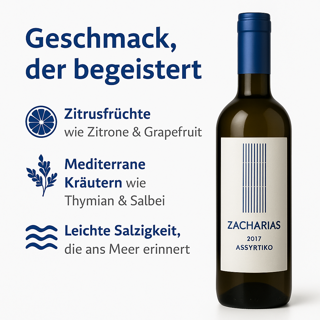Zacharias Weisswein Assyrtiko 750ml