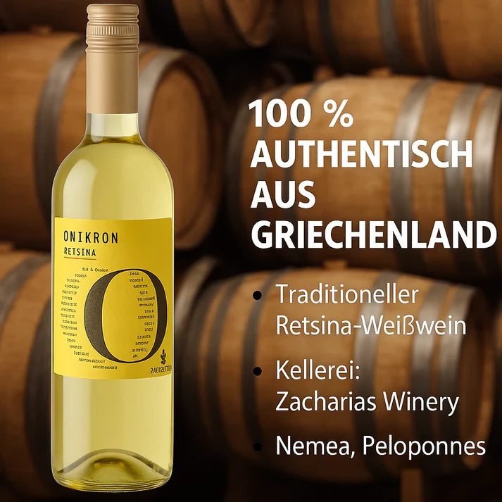 Retsina Omikron Weisswein 6x 750ml (4,5L.)