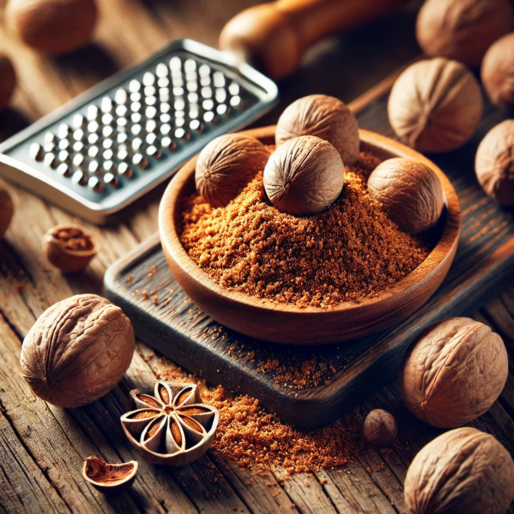 Muskatnüsse ganz – Intensives Aroma für Saucen, Suppen & Gebäck, Premium Qualität (50g)