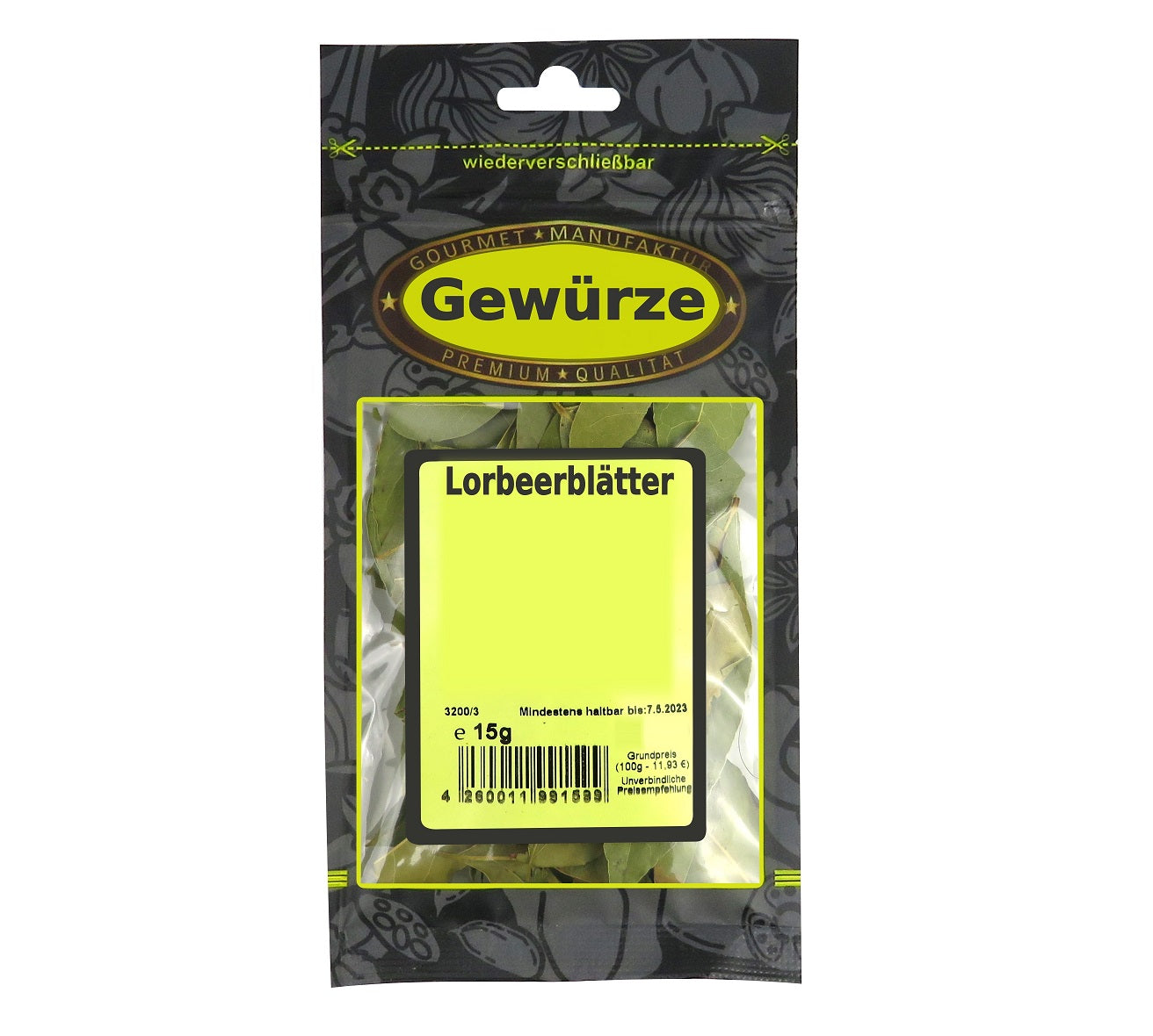 Getrocknete Lorbeerblätter, Loorbeerblatt – Premium Qualität – 15g