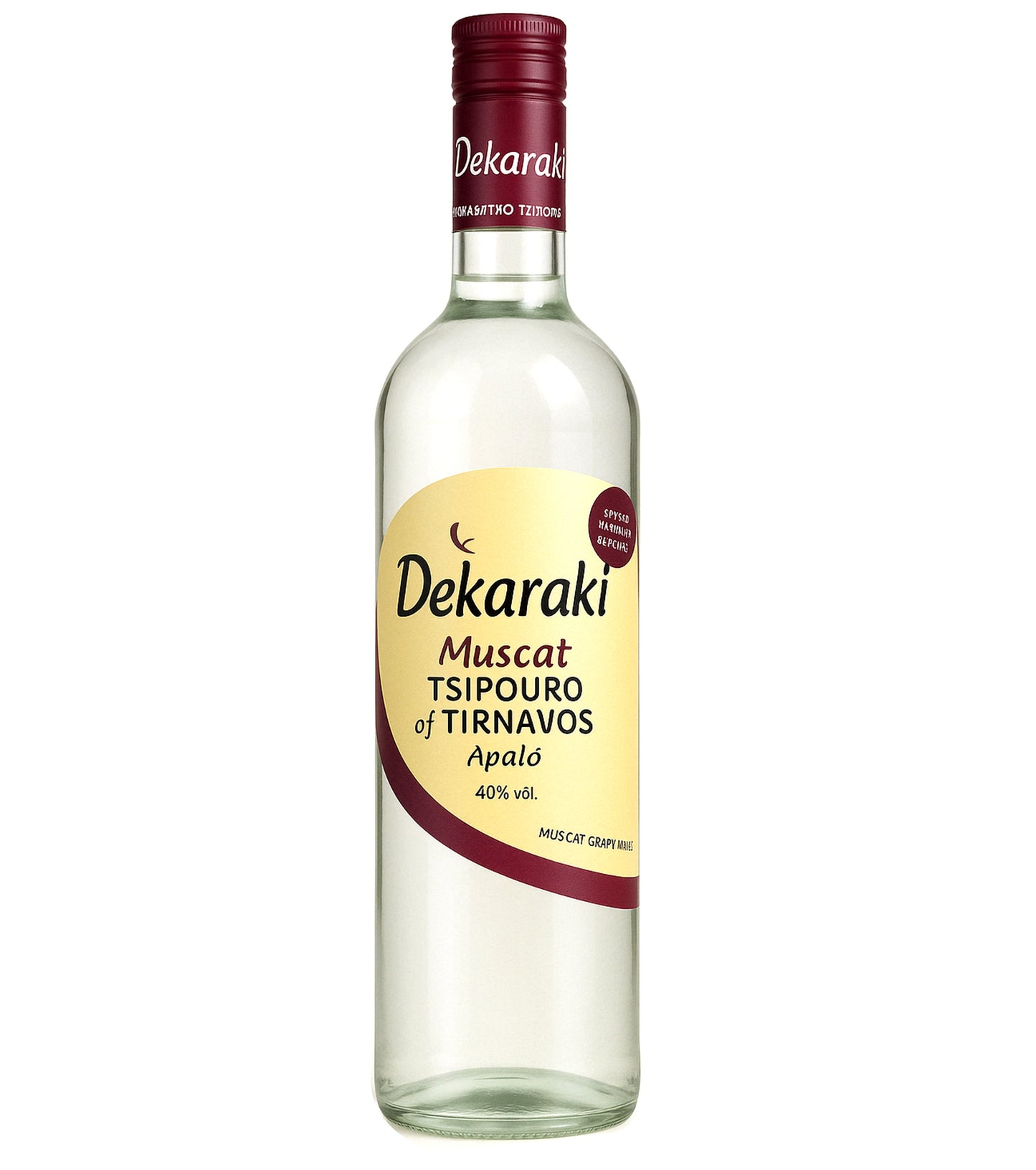 Dekaraki Tsipouro Muscat mit Anis – Aromatischer Genuss aus Griechenland, 700 ml
