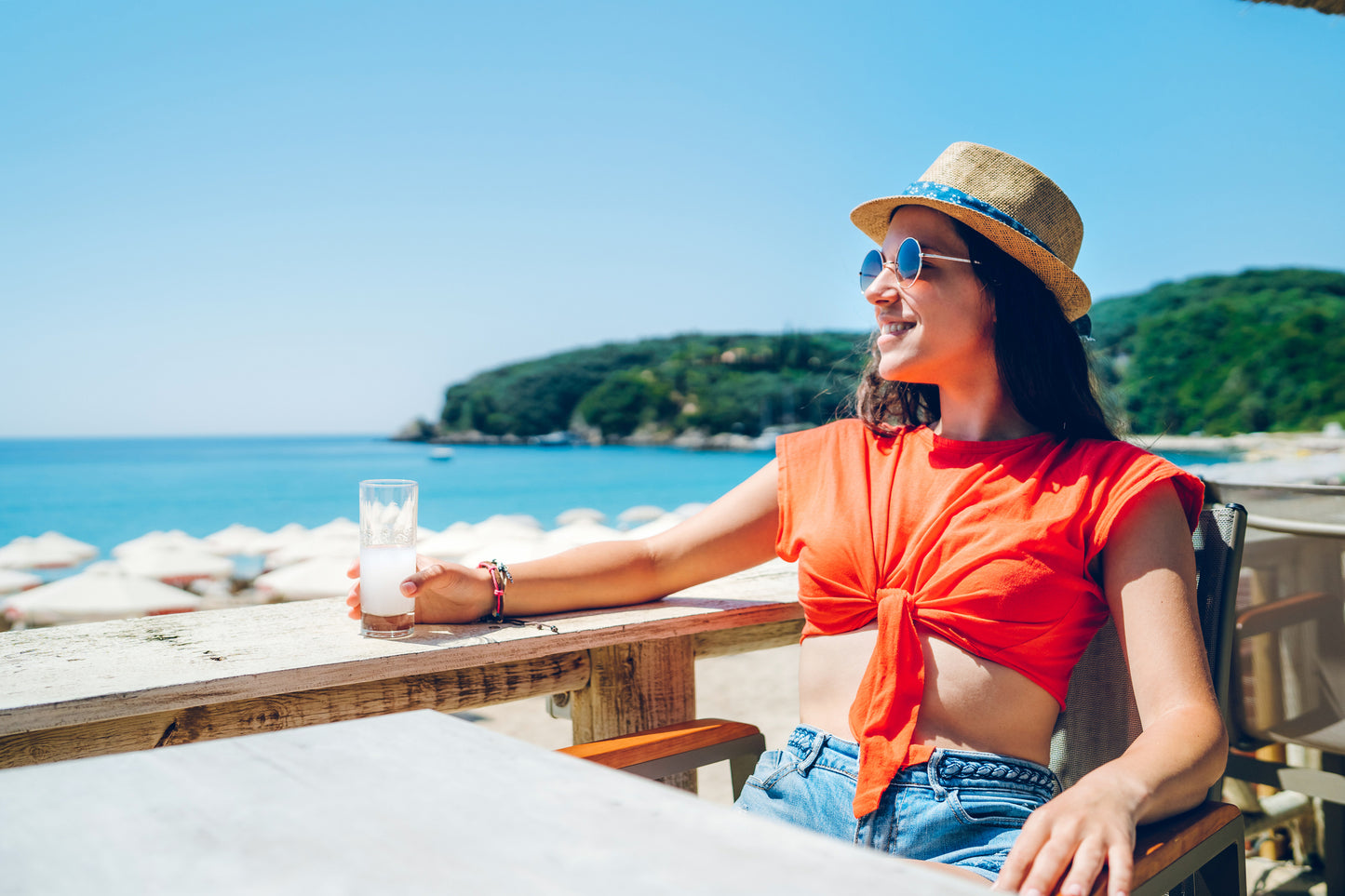 Ouzo Meltemi Gatsios 700ml + Geschenkbox + Ouzo Glas (2x Box)