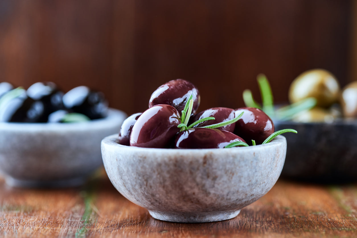 Kalamata Mamouth, griechische Oliven in Salzlake 3Kg