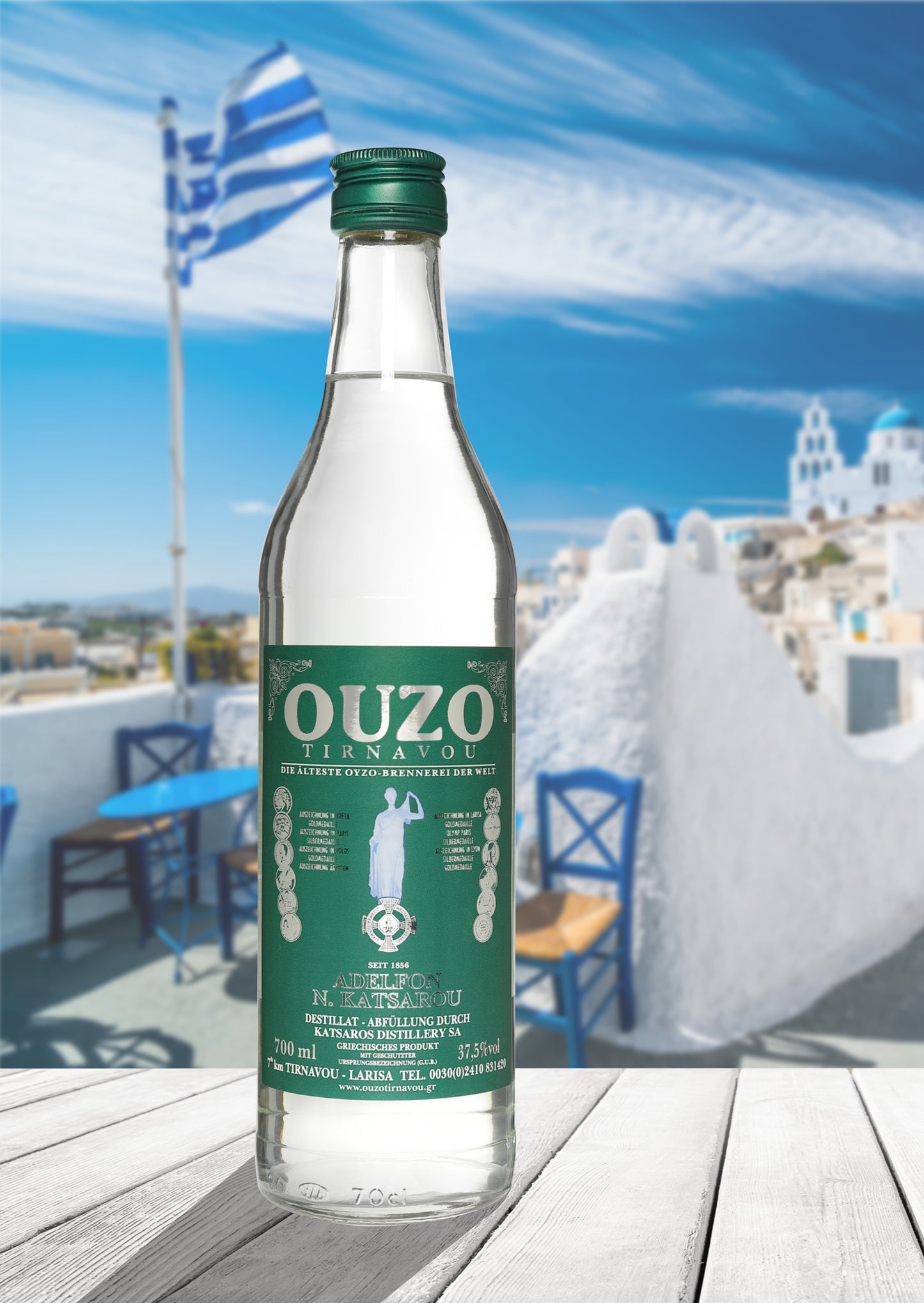 griechischer Ouzo grün Katsaros 2x 700ml