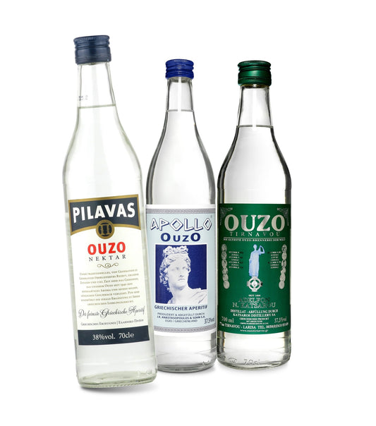 OREA Probierset "Nummero 2" Tasting griechischer Ouzo 3x700ml