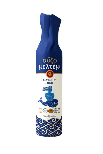 Ouzo Meltemi – Premium Ouzo aus Griechenland mit Anisgeschmack, 700 ml, 40 % vol.