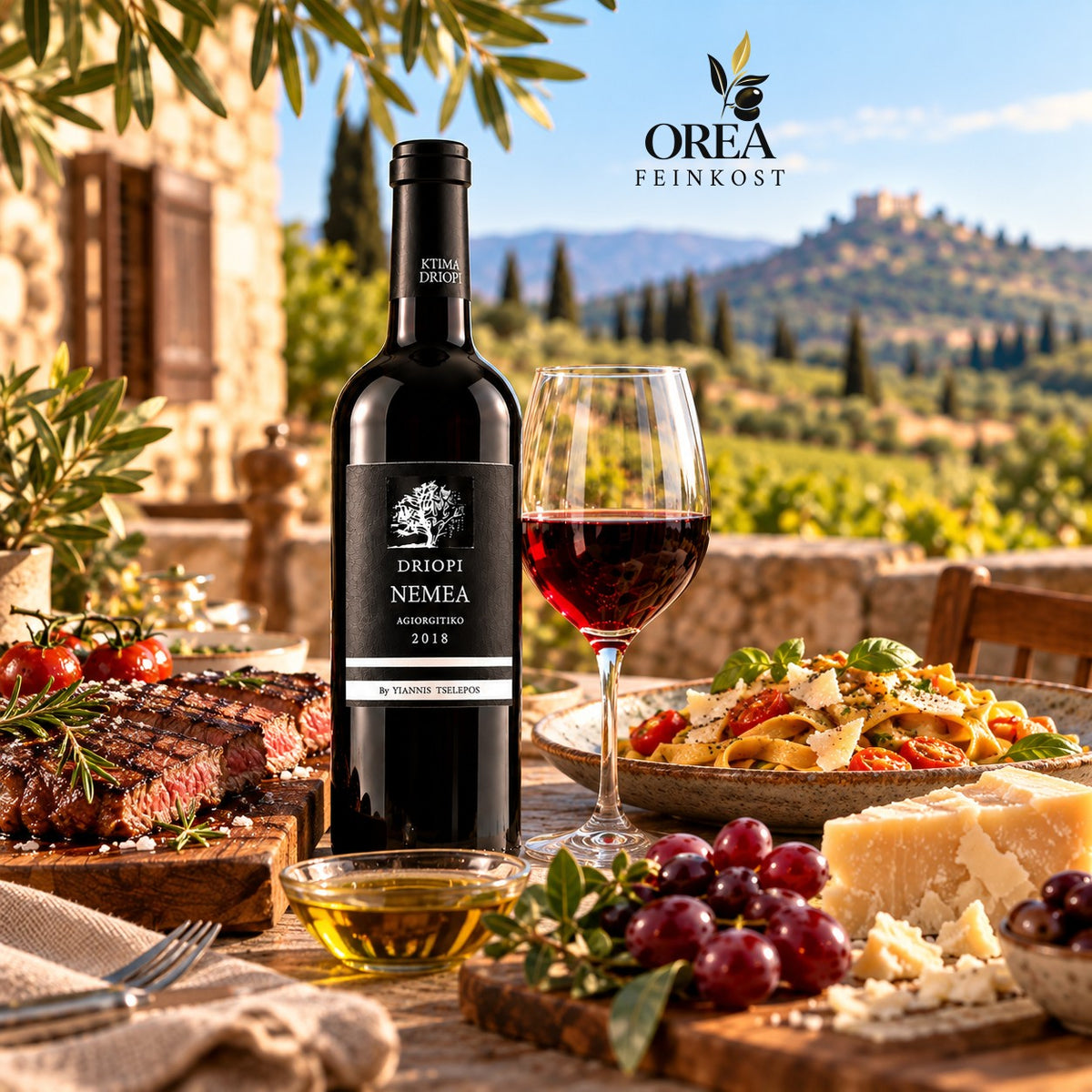 Tselepos Nemea Driopi Rotwein