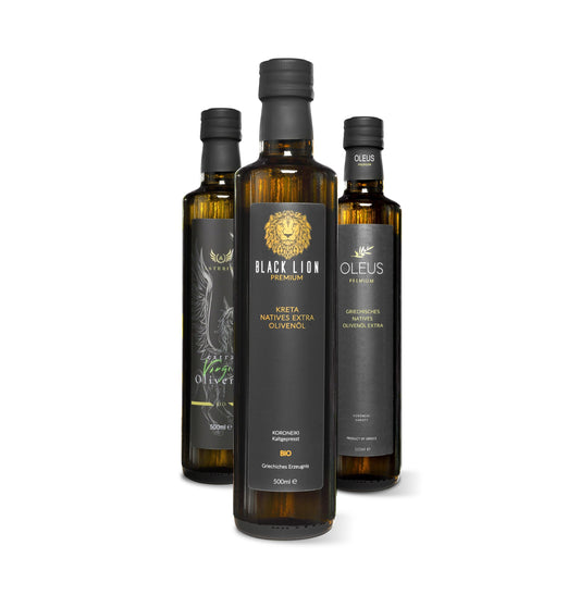 Griechsiches Olivenöl extra nativ - Probierset 3x500ml