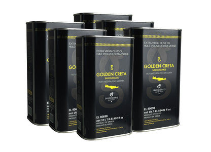 Special Aktion - Golden Creta, natives Olivenöl extra aus Kreta 6x1 Liter Kanister - Limitierte Vorbestellung 2-3 Wochen Versandzeit