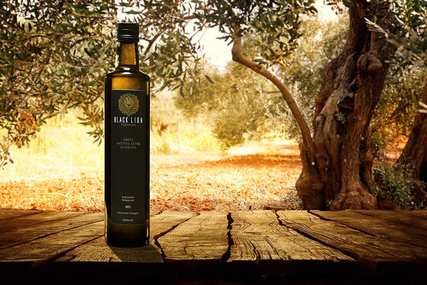 Kreta Black Lion Bio Griechisches Olivenöl extra nativ 500ml