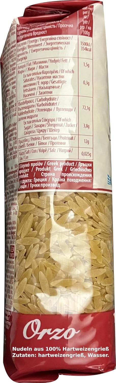 Stella Orzo - Kritharaki griechische Reisnudeln - 500g