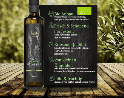 Asterius Bio Griechisches Olivenöl extra nativ 500ml