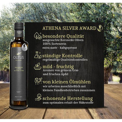 Oleus Griechisches Olivenöl 500ml Geschenk Box