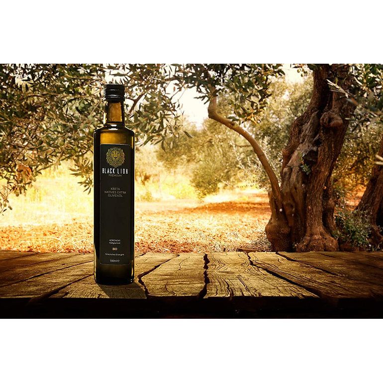 Black Lion Kreta Bio griechisches Olivenöl extra nativ 6x750ml (4.5L)