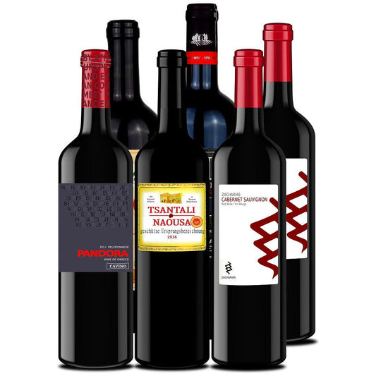 Probierpaket 6x griechischer Rotwein