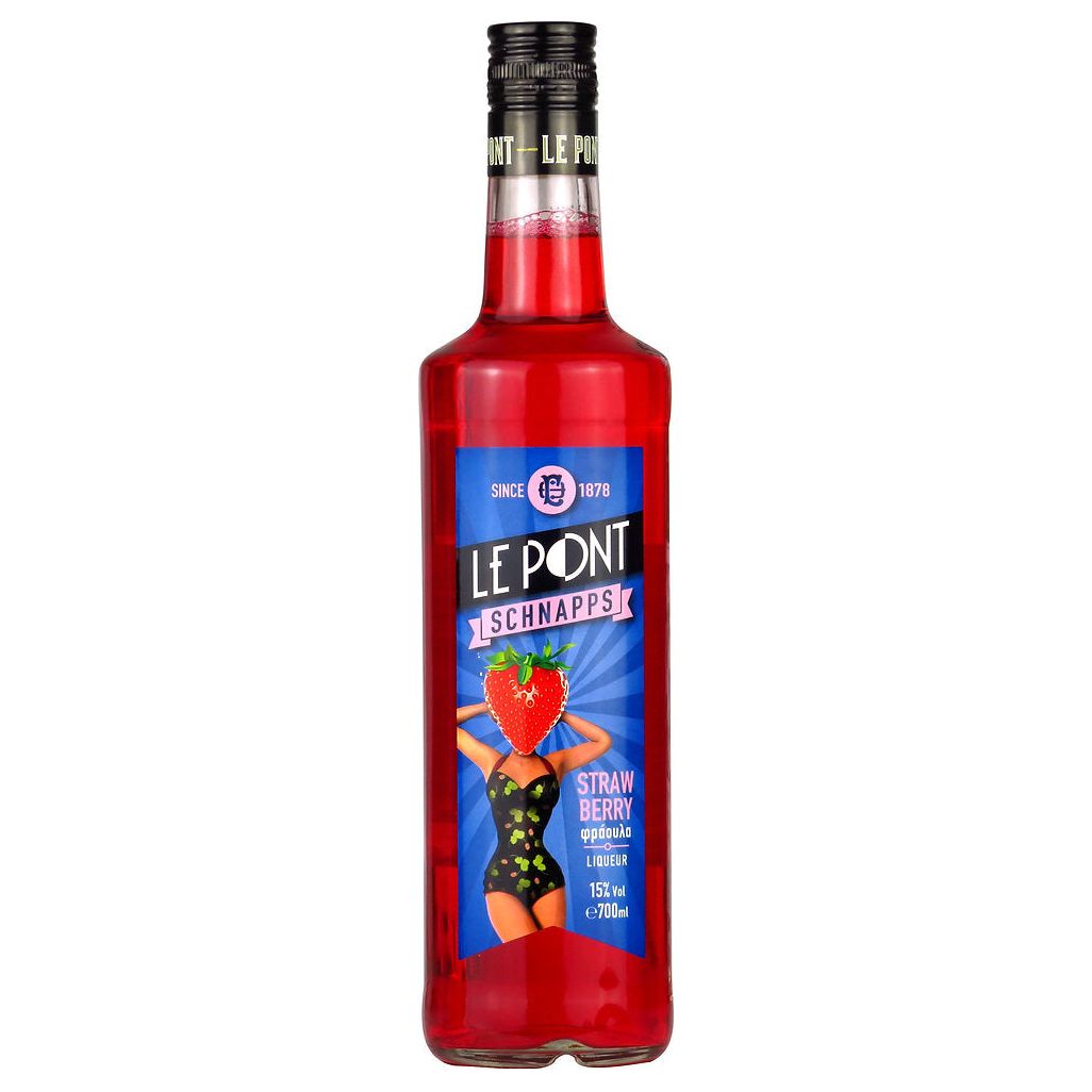 Aperitif Le Pont Erdbeer Likör 700ml