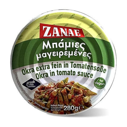ZANAE Bamies - Okraschoten in Tomatensauce 280gr