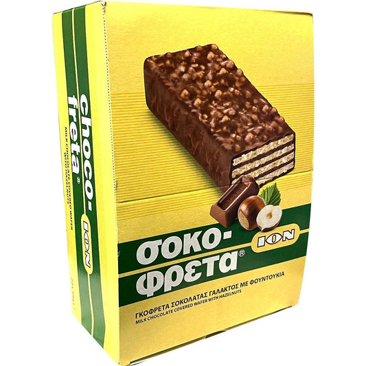 Sokofreta - Hasselnuß Schokowaffel ION 20x38g MHD ende März