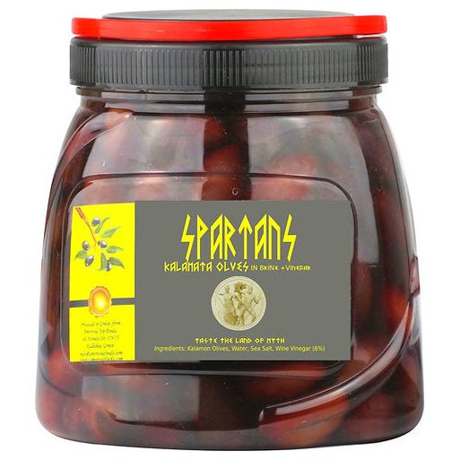 Spartans - Kalamata schwarze Oliven (Jumbo) 1Kg