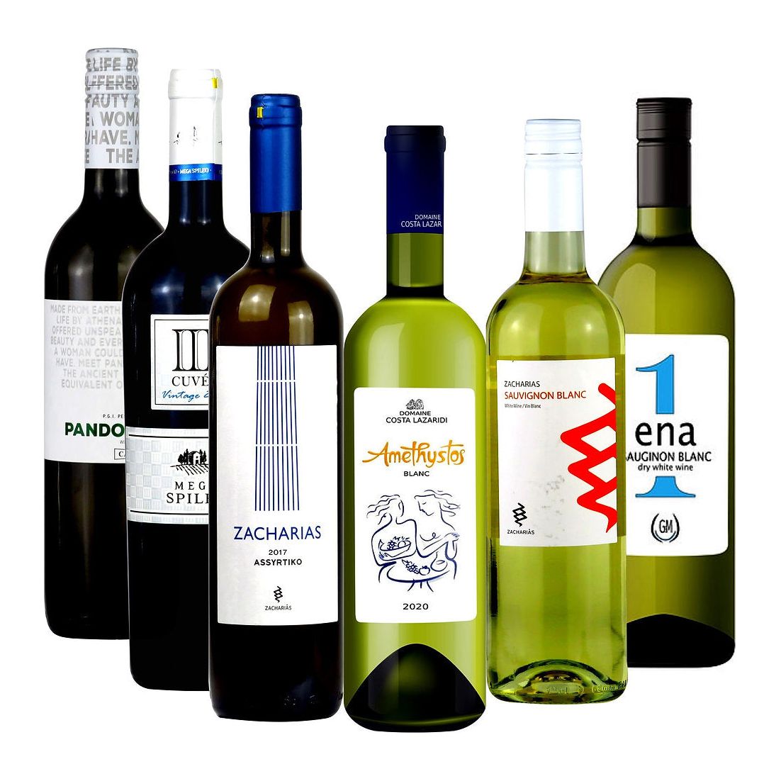 OREA-FEINKOST Probierpaket 6x griechischer Weißwein