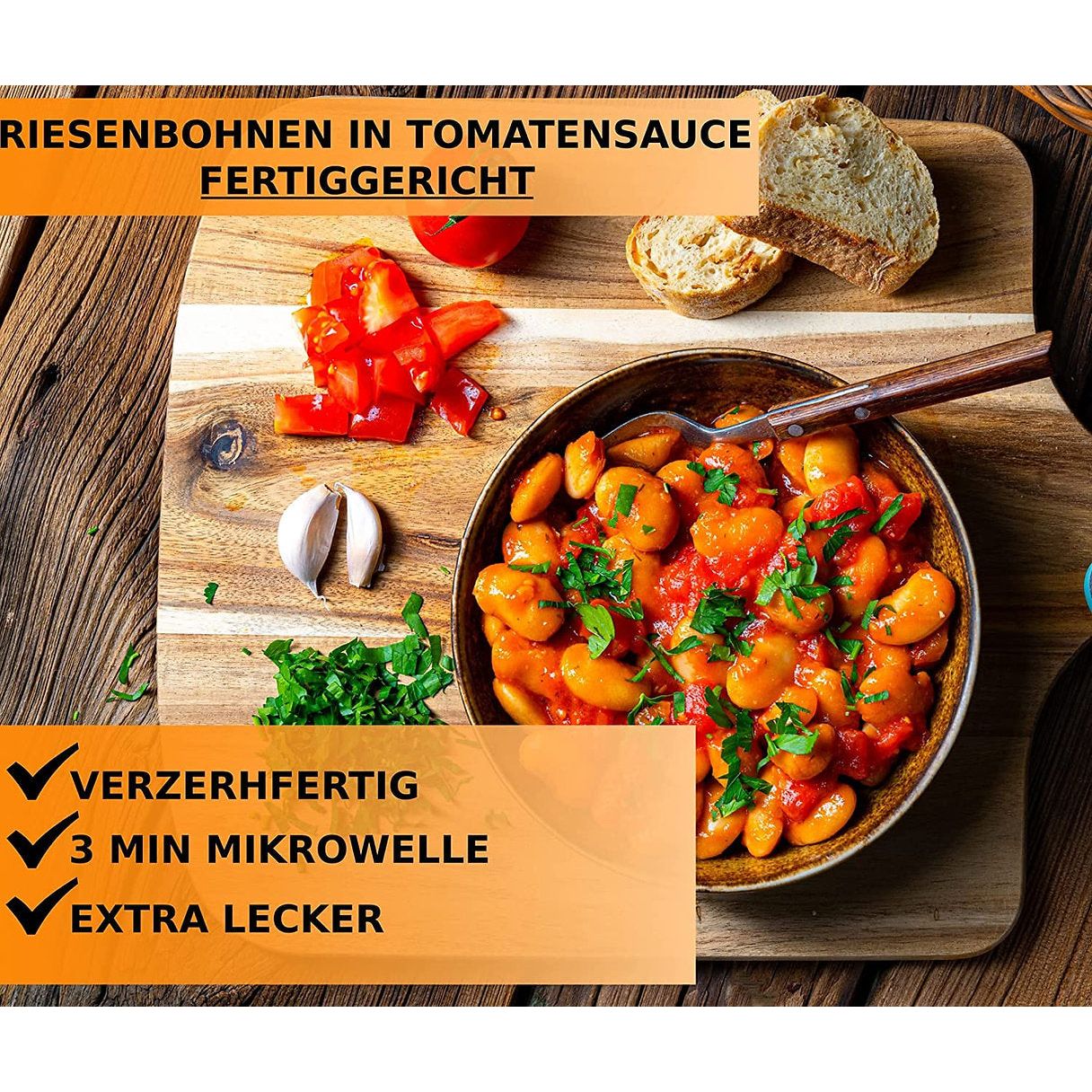 ZANAE 12x Riesenbohnen in Tomatensauce (3,36 Kg)