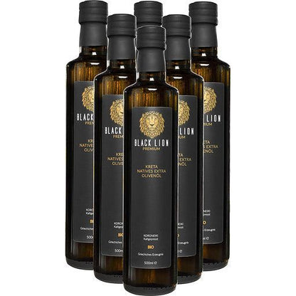Black Lion Kreta Bio griechisches Olivenöl extra nativ 6x500ml (3L.)