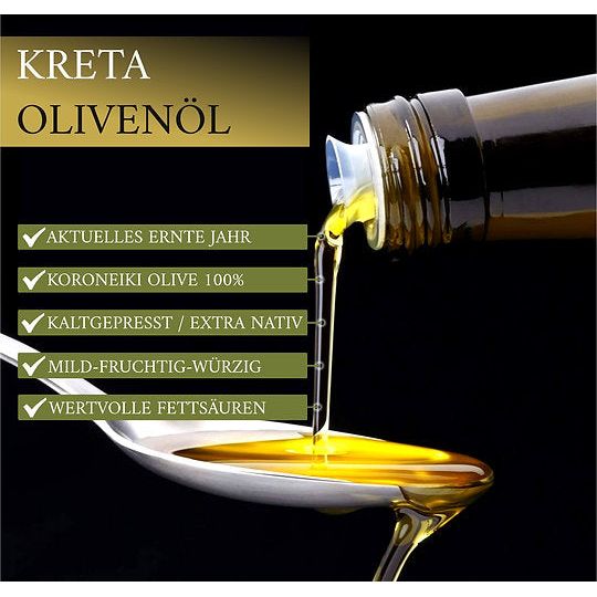 Kreta griechisches Olivenöl 5 Liter extra nativ Kanister