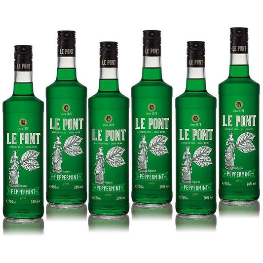 Vorteilspaket Le Pont Pfefferminz Likör 6x 700ml