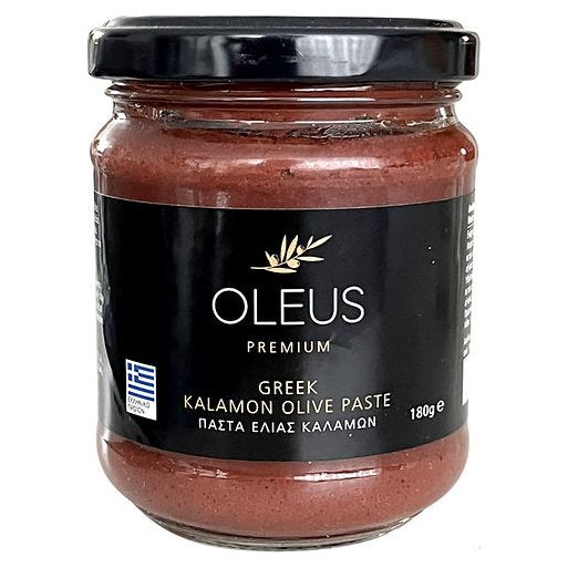 Oleus Premium Olivenpaste - Brotaufstrich aus Kalamata Oliven 180g